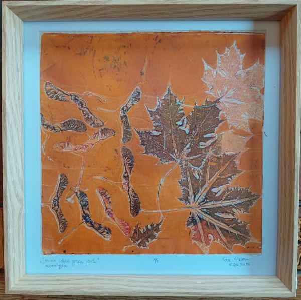 Jesień idzie przez park